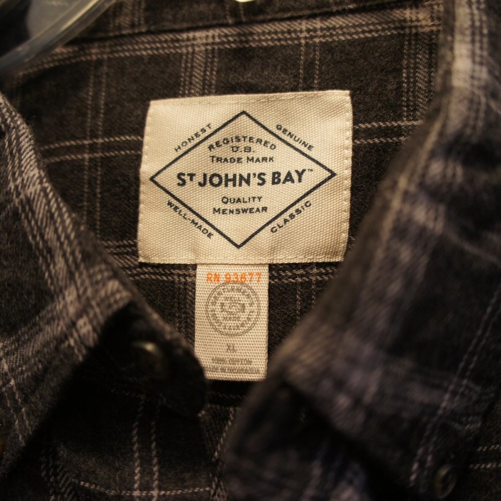 St. John's Bay Long Sleeve Men Classic fit - Picture 4 of 7